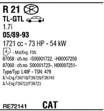 FONOS RE72141 Exhaust System